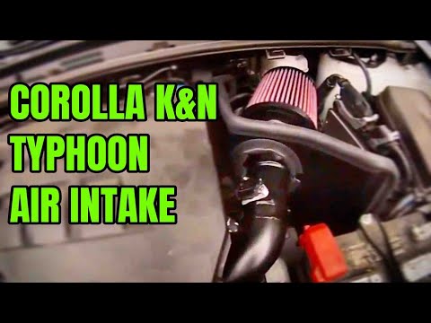 2009 - 2018 Toyota Corolla K&N Intake Install Tutorial