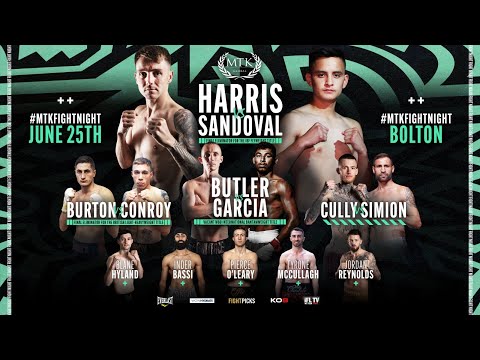 LIVE PROFESSIONAL BOXING! - MTK FIGHT NIGHT - (LIVE FROM BOLTON) - INCLUDING FULL CARD
