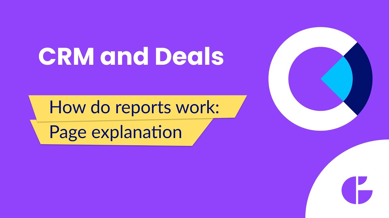 How do reports work in CRM and Deals for Zendesk?