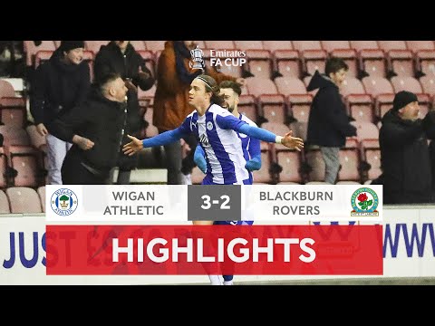 Aasgaard Screamer Seals Late Win | Wigan Athletic 3-2 Blackburn Rovers | Emirates FA Cup 2021-22