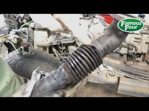 LR3 LR4 Discovery 3 and 4 TDV6 Diesel Body Removal for Exhaust Cross Over Pipe Replacement