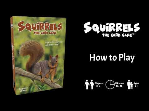 Squirrels The Card Game How to Play Video