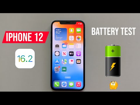 iOS 16.2 iPhone 12 Battery Drain Test in 2023 - DON't UPDATE!