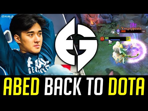 Abed back to DOTA after two months break DOTA 2