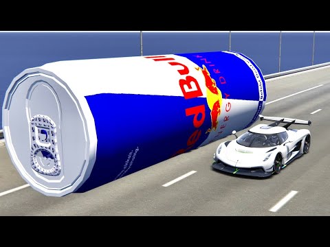 Koenigsegg Jesko vs Red Bull Energy Drink - Drag Race 20 KM