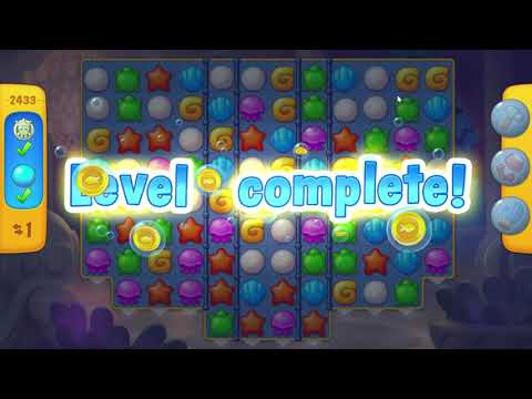 Fishdom 2433 Hard Level - NO BooSTERS