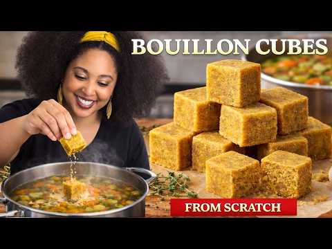 Homemade Bouillon Cubes- Big Chicken Flavor, No Chemicals! NO MSG (Better Than Store-Bought!)