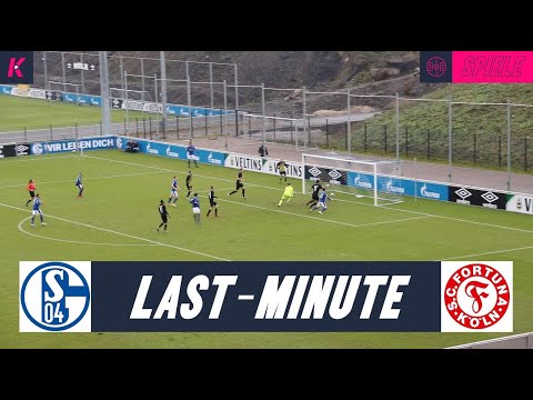 Freistoß-Hammer kurz vor Schluss | FC Schalke 04 II – SC Fortuna Köln (Regionalliga West)