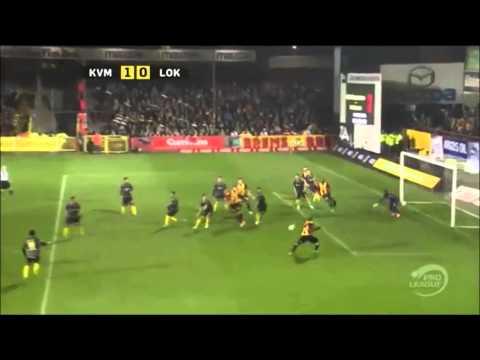 Mads Junker 1-0 goal KV Mechelen vs Lokeren