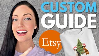 How To Make Etsy Custom Pet Sweatshirts - Full Step by Step Guide