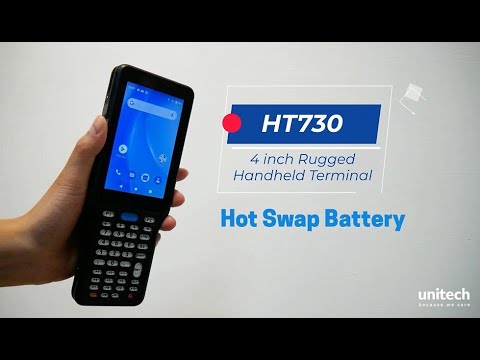 Image of Unitech HT730 Rugged Handheld Terminal video thumbnail