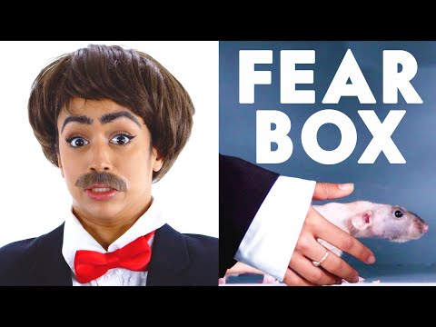 Jet Packinski Touches a Hairless Rat, Rooster & Other Weird Stuff in the Fear Box | Vanity Fair