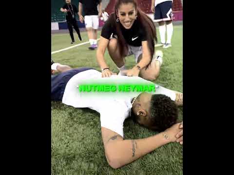 When Neymar & Mbappe VS Freestyle Girl 😂👏
