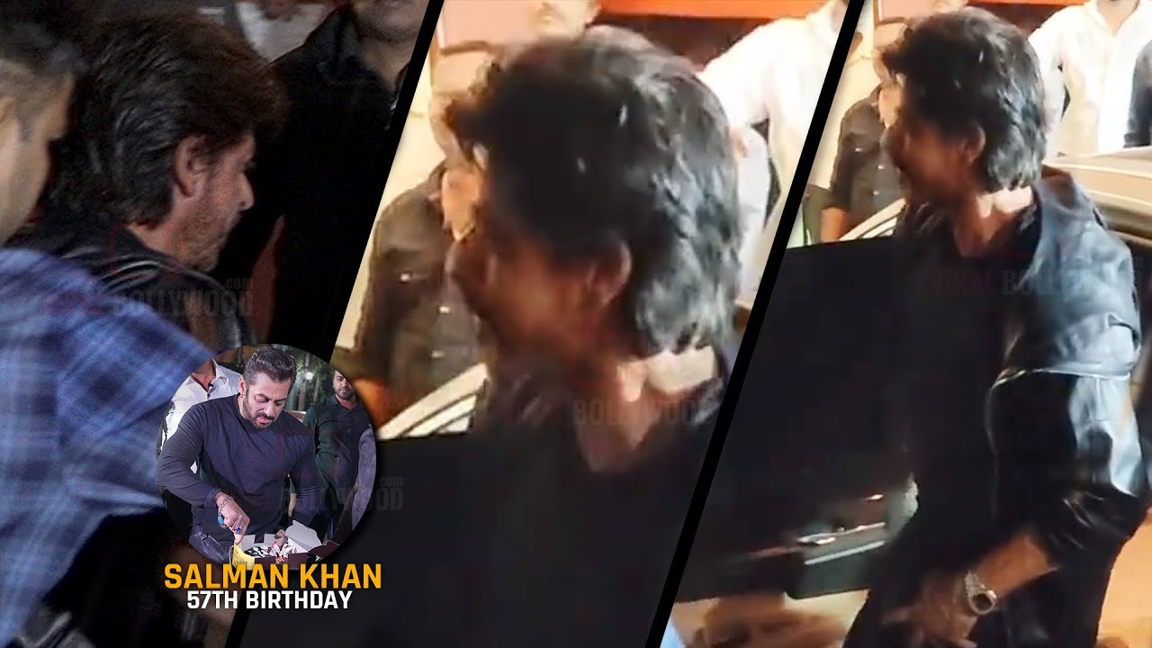 Viral: Shah Rukh Khan Hugs Birthday Boy Salman Khan At Party. Watch