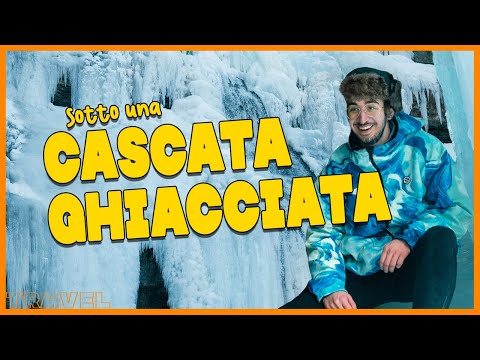SOTTO UNA CASCATA GHIACCIATA - Pinzolo #TRAVEL