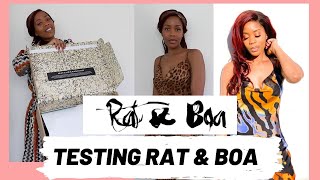 TRYING RAT &amp; BOA FOR THE FIRST TIME | IS IT WORTH IT | RAT &amp; BOA TRY ON HAUL