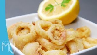 CALAMARES A LA ANDALUZA Y A LA ROMANA | Cómo limpiar calamares