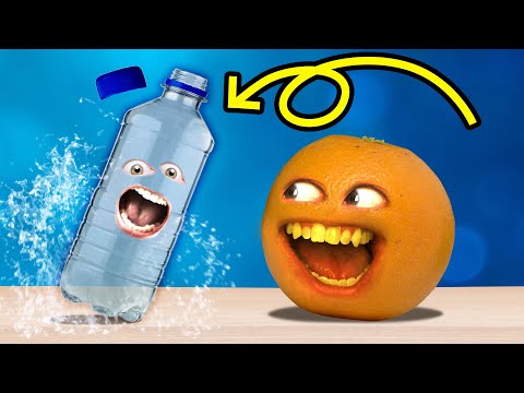 迷惑なオレンジ - 水瓶フリップチャレンジ (Annoying Orange - The Water Bottle Flip Challenge)