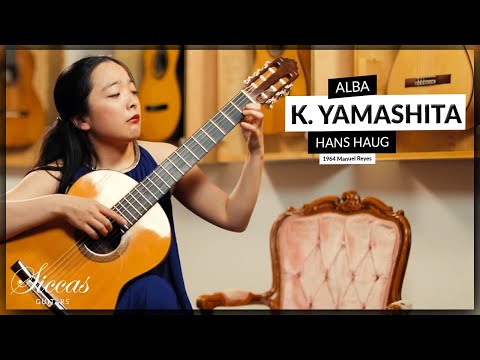 Kanahi Yamashita plays Alba by Hans Haug on a 1964 Manuel Reyes