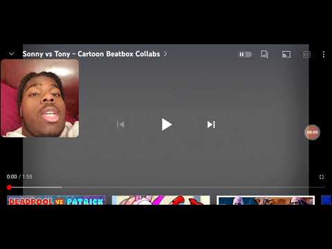 Beessokoo1 react to Sonny vs Tony - Cartoon Beatbox Collabs