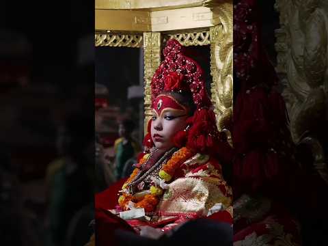 Our goddess is sleepy ❤️ | indra jatra 2080  kumari nepal | #wanderlust #nepal #kumari #god #shorts