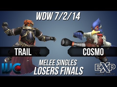 WDW 7/2/14 - Cosmo (Falco/Link) vs. Trail (Ganon) Melee Singles Loser's Finals