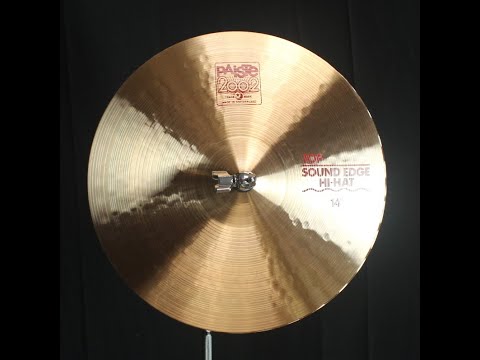 Paiste 14" 2002 Sound Edge Hi Hats - 940g/1068g (video demo) image 2