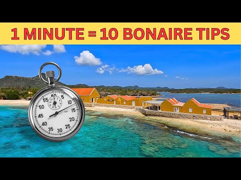 10 Bonaire travel tips in 60 seconds