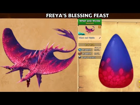 Freya's Blessing Feast "WHET AND WYLDE" Max Level 150 Titan Mode - Dragons:Rise of Berk