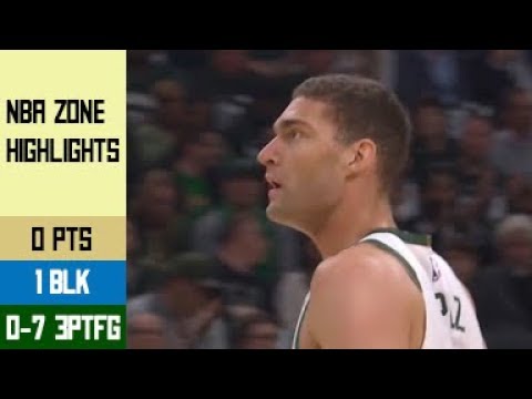 Brook Lopez Lowlights vs Celtics SRG5 - 1 Blk, 0-7 3PTFG (08.05.19) HE WILL MAKE THEM