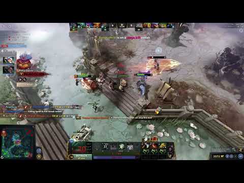 Meepo Best comeback Ever vs Lone Druid, Puck, Abaddon, Pango. Dota 2 7.31b Gameplay Update