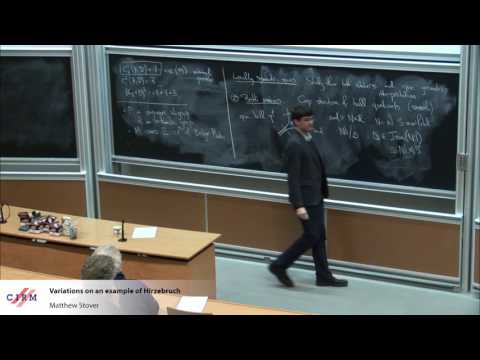 Matthew Stover:  Variations on an example of Hirzebruch