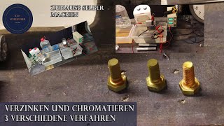 Cynkowanie — test trzech wariantów i warunki, przy których wychodzi najlepiej