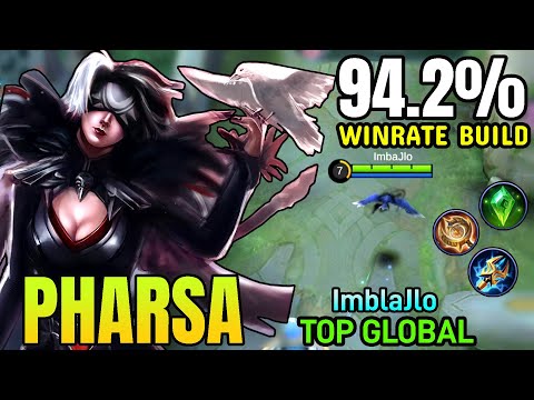 94.2% WINRATE !! PHARSA BEST BUILD 2021 ~ BUILD PHARSA MOBILE LEGENDS