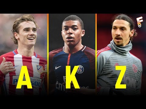 Best Active Footballers First Name Beginning With A - Z ⚽ Footchampion