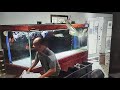Black Arowana Flying Off The Aquarium Lid