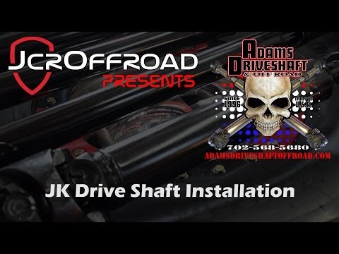 Adams Jeep JK Front and Rear Drive Shafts Installation