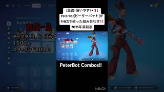 【最強×使いやすい】ピーターボットが FNCSで使ったスキンの組み合わせ【2025最新版｜PeterBot Combos】