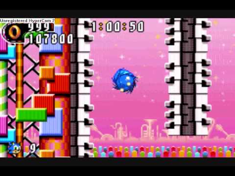 Sonic Advance 2 Runthrough - Music Plant (With Shatter Music)