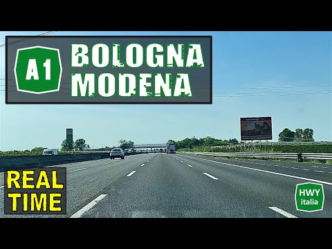 BOLOGNA - MODENA | Autostrada del Sole A1 | REAL TIME