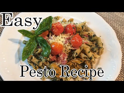 Easy Pesto Pasta Recipe | Basil Pesto recipe