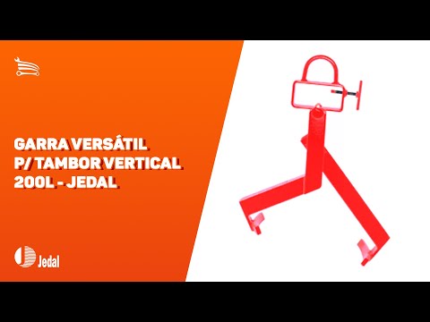 Garra Versátil para Tambor Vertical 200L - Video