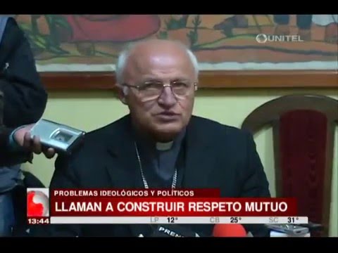 Obispo hace un llamado a la reconciliación en la urbe alteña