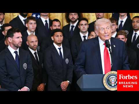 FULL EVENT: Trump Welcomes Lionel Messi, Inter Miami To White House To Celebrate MLS Cup Victory