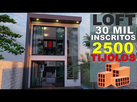 LOFT 66m² 2 quartos | LOFT PÉ DIREITO DUPLO | dois dormitórios