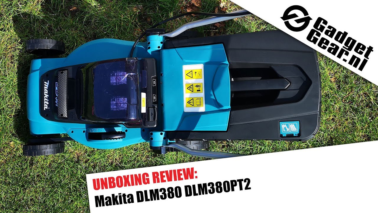 Unboxing Review Makita DLM380PT2 (Accu Grasmaaier)