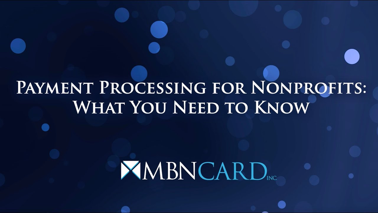 Payment Processing for Nonprofits