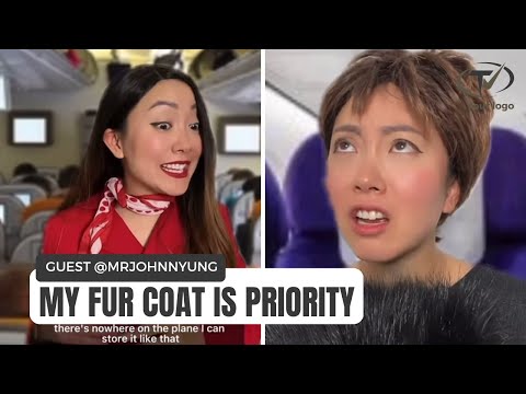 True story of a passenger delaying flight because of her fur coat 💀 @mrjohnnyung