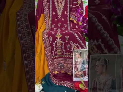 Zaha Aaeesha 10112 Georgette Wholesale Pakistani Salwar Suit Catalog – product video thumbnail