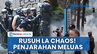 Los Angeles Chaos, Rusuk Merembet Penjarahan, Apple Store hingga Brand Sepatu Dijarah Massa